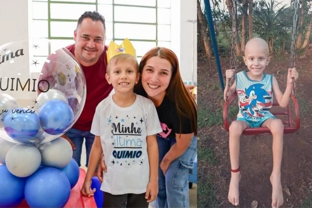 Anthony Rafael supera câncer raro após 104 quimioterapias e família faz campanha para compra de órtese em Irati
