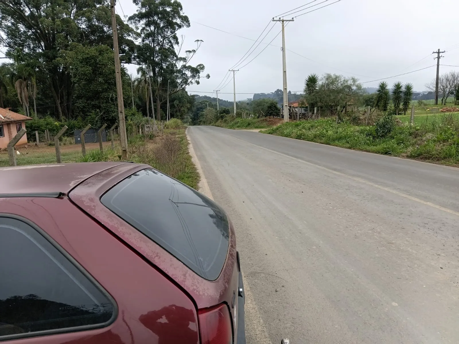 Após novo acidente, moradores do Caratuva cobram lombadas em trecho considerado perigoso em Irati