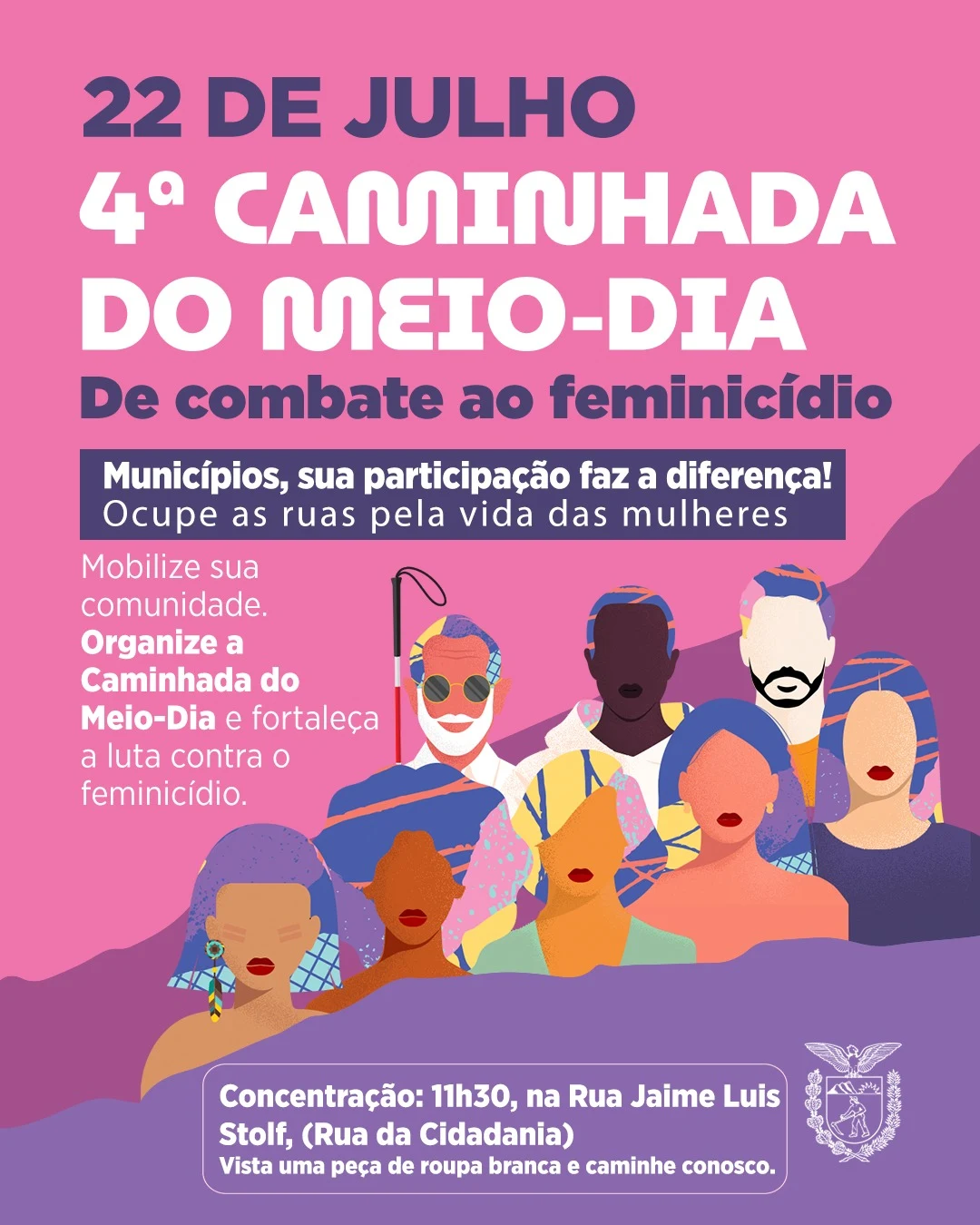 Irati realiza caminhada de combate ao feminicídio nesta quarta-feira