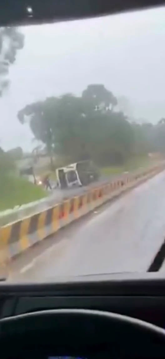 Mais um acidente reacende alerta para trevo da BR-476 em Paulo Frontin
