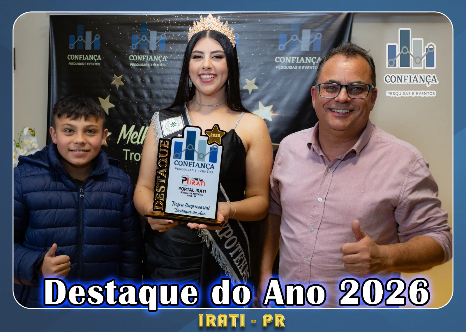 Empresas e personalidades são homenageadas no Prêmio Destaque do Ano 2026 em Irati