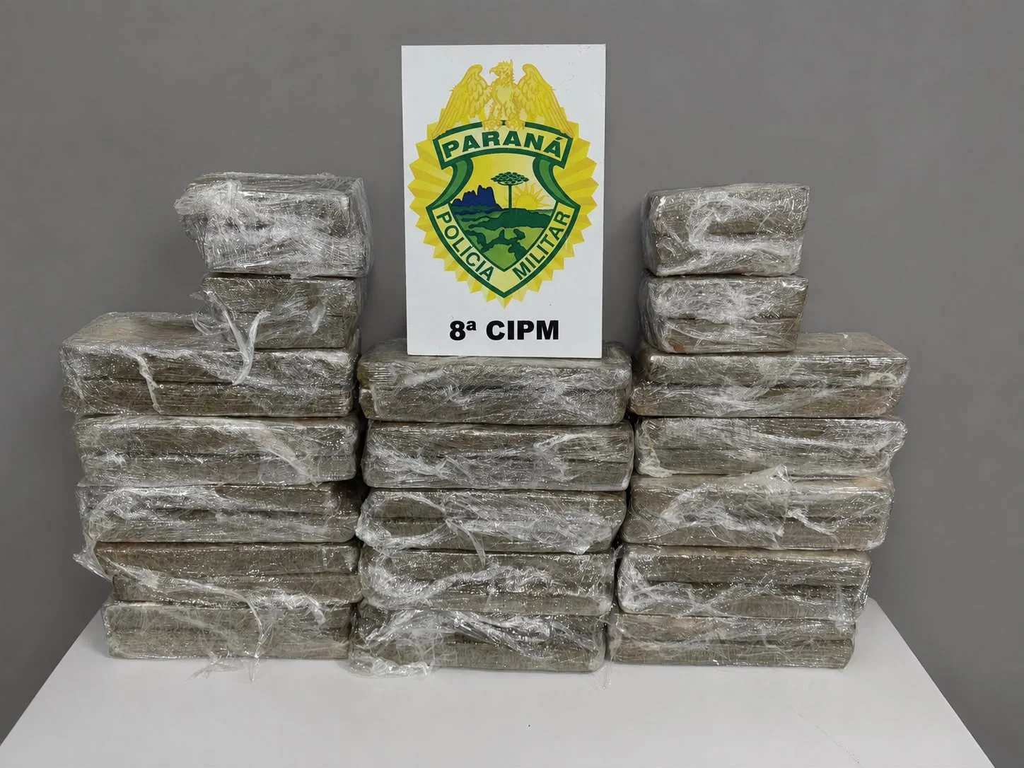 Passageiro é preso com mais de 28 kg de maconha em ônibus na BR-277, em Irati