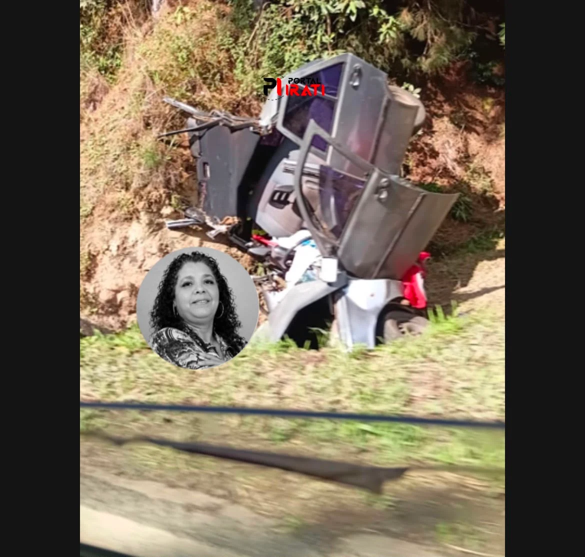 Mulher morre após carro capotar na PR-364, entre Inácio Martins.