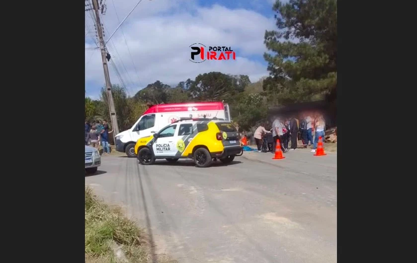 Motociclista morre após colisão com caminhão em Gonçalves Júnior