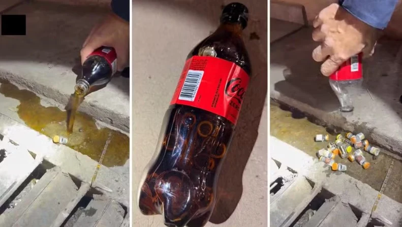 Garrafa com refrigerante escondia 15 ampolas de emagrecedores contrabandeados na BR-277, em Irati