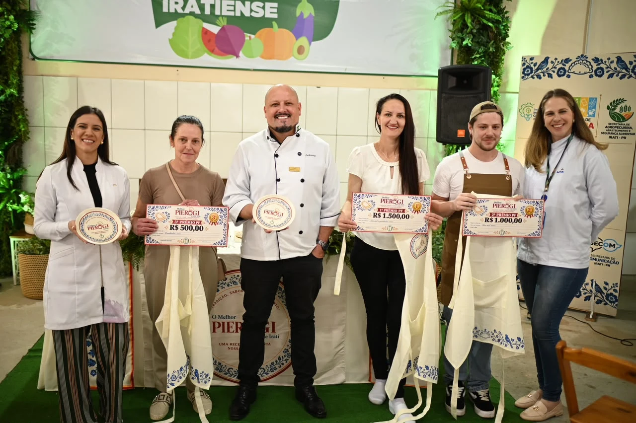Pierogi com mel e pinhão conquista 1º lugar em concurso de Irati